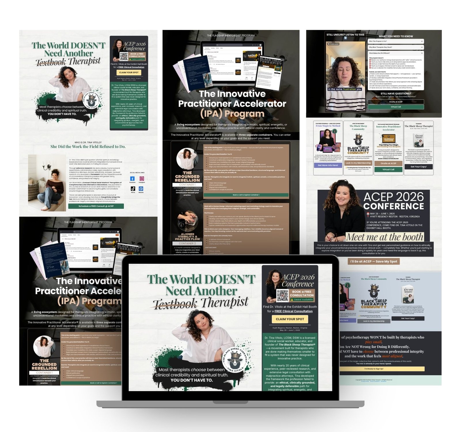 The Black Sheep Therapist funnel design